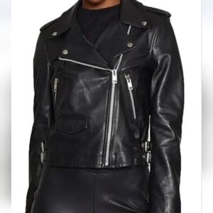 WALTER BAKER Moto Jecket. Lesther. New. Size S